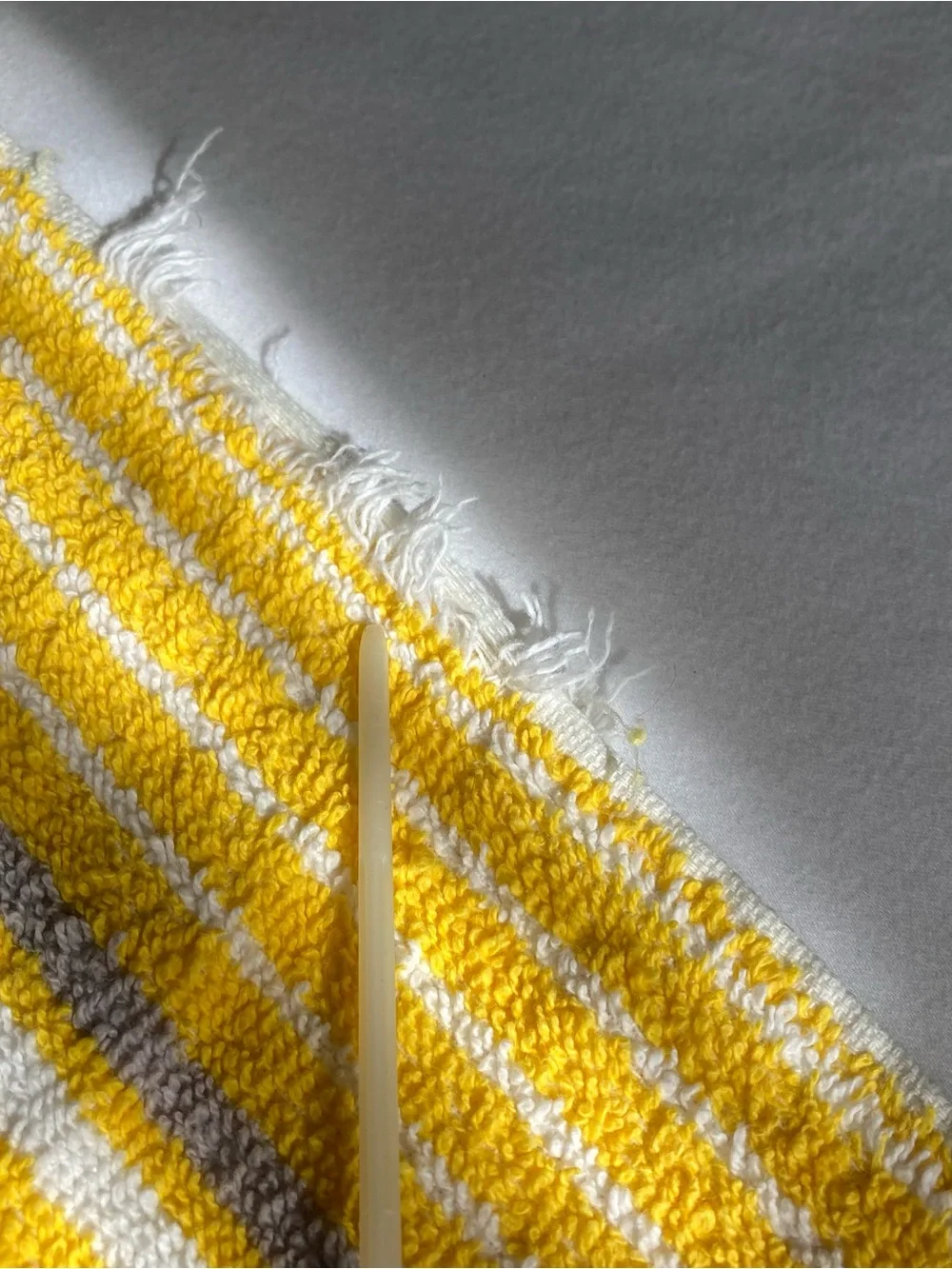 Vintage 1970s Yellow & Lavender Cannon Royal Family Bath Towels & Wascloths